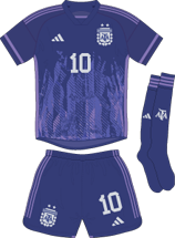 Argentina team jersey kit 2 (c) Soccerphile.