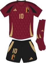 Belgium team jersey kit 1 (c) Soccerphile.