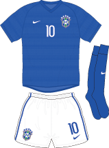 Brazil team jersey kit 2 (c) Soccerphile.