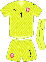 Czechia team jersey kit 2 (c) Soccerphile.