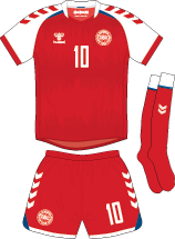 Denmark team jersey kit 2 (c) Soccerphile.