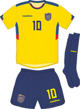 Ecuador team jersey kit 1 (c) Soccerphile.