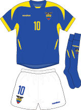 Ecuador team jersey kit 2 (c) Soccerphile.