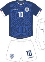 Ecuador team jersey kit 2 (c) Soccerphile.