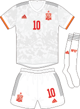 Spain team jersey kit 2 (c) Soccerphile.
