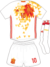 Spain team jersey kit 2 (c) Soccerphile.
