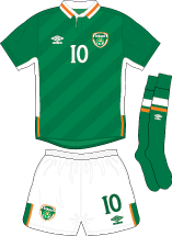 Republic of Ireland team jersey kit 1 (c) Soccerphile.