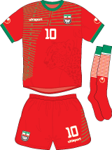 Iran team jersey kit 2 (c) Soccerphile.