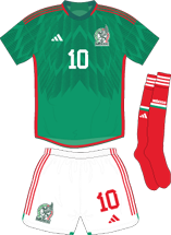 Mexico team jersey kit 1 (c) Soccerphile.