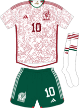 Mexico team jersey kit 2 (c) Soccerphile.