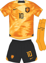 Netherlands team jersey kit 1 (c) Soccerphile.
