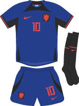 Netherlands team jersey kit 2 (c) Soccerphile.