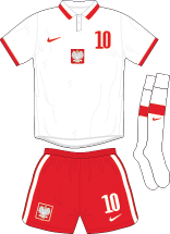 Poland team jersey kit 1 (c) Soccerphile.