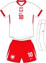 Poland team jersey kit 1 (c) Soccerphile.