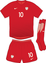 Poland team jersey kit 1 (c) Soccerphile.