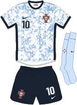 Portugal team jersey kit 2 (c) Soccerphile.
