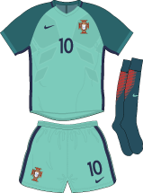 Portugal team jersey kit 2 (c) Soccerphile.