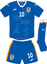 Romania team jersey kit 2 (c) Soccerphile.