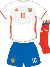 Russia team jersey kit 1 (c) Soccerphile.