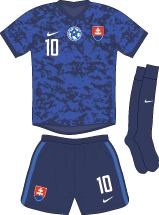 Slovakia team jersey kit 2 (c) Soccerphile.