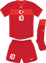 Turkey team jersey kit 1 (c) Soccerphile.