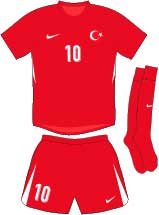 Turkey team jersey kit 2 (c) Soccerphile.