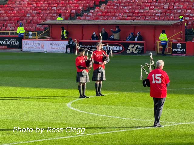 Pittodrie Stadium, Aberdeen.