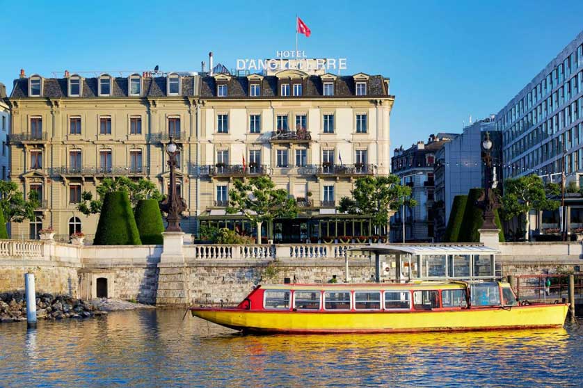 Hotel d'Angleterre, Geneva Switzerland.