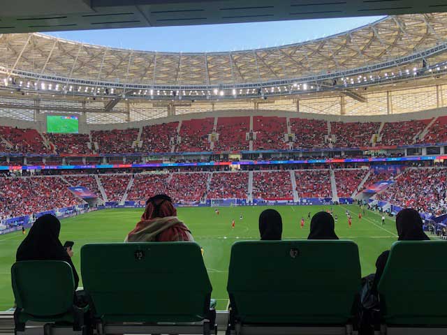 Al Thumama Stadium.