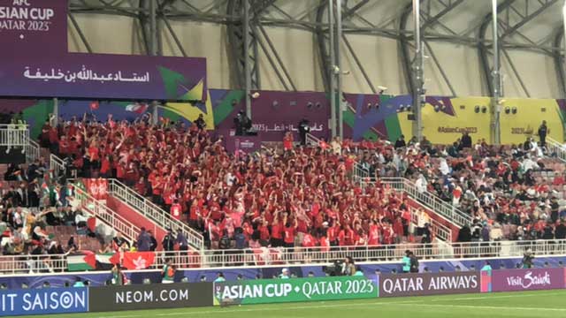 Hong Kong v Palestine.
