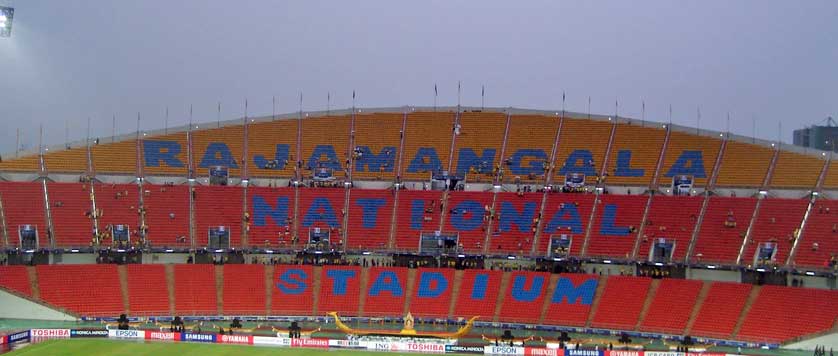 Rajamangala Stadium Bangkok.
