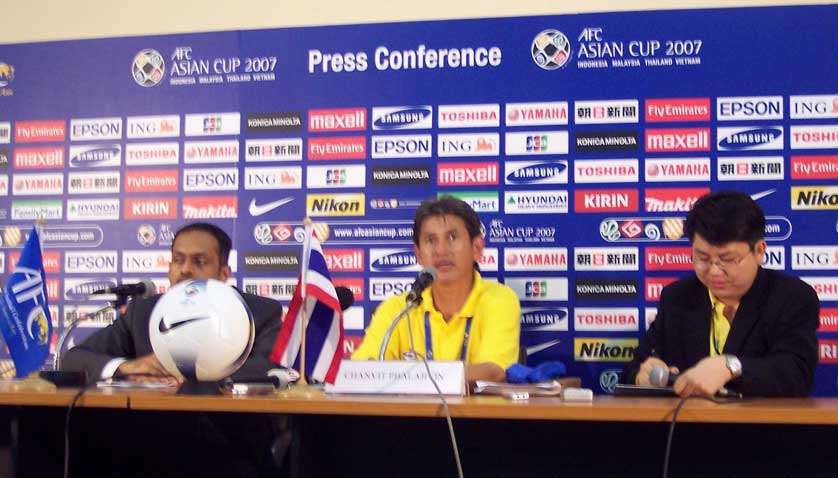 Thai coach Chanvit Polchovin.