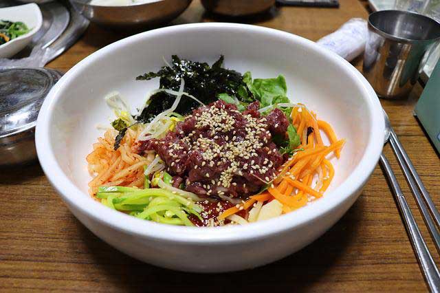 Bibimbap is a specialty of Jeonju.