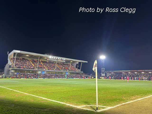 Blundell Park is the home of Grimsby Town FC.