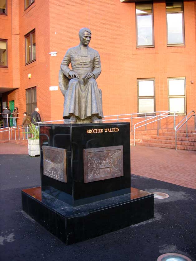 Brother Walfrid statue.