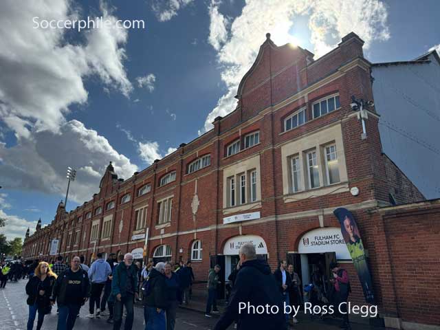 The stadium is the home of Fulham FC.