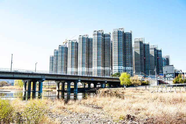 Daejeon apartments, Korea.