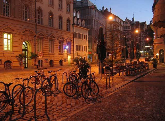 Freiburg is a lively university town.