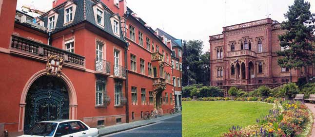 The Whale House and Colombi Palace, Freiburg.