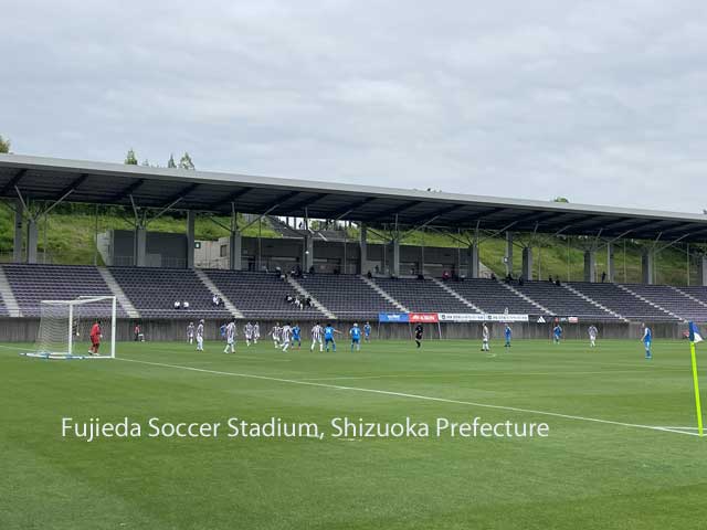 The stadium has two covered stands.
