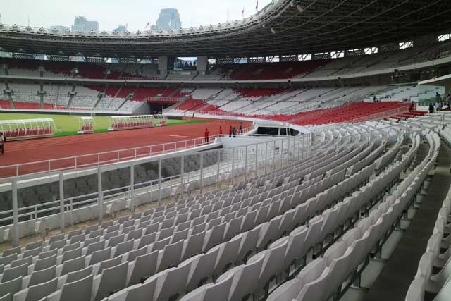 Gelora Bung Karno Stadium Jakarta, Indonesia.