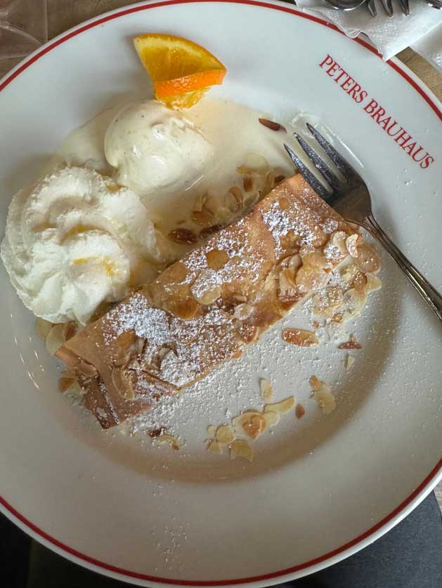 Something sweet at Peters Brauhaus.