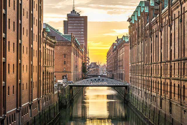 Hamburg canals.