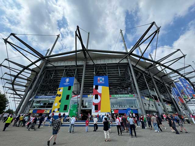 Volksparkstadion, Hamburg.