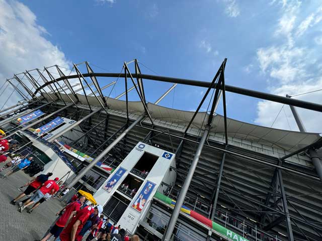 Volksparkstadion, Hamburg.