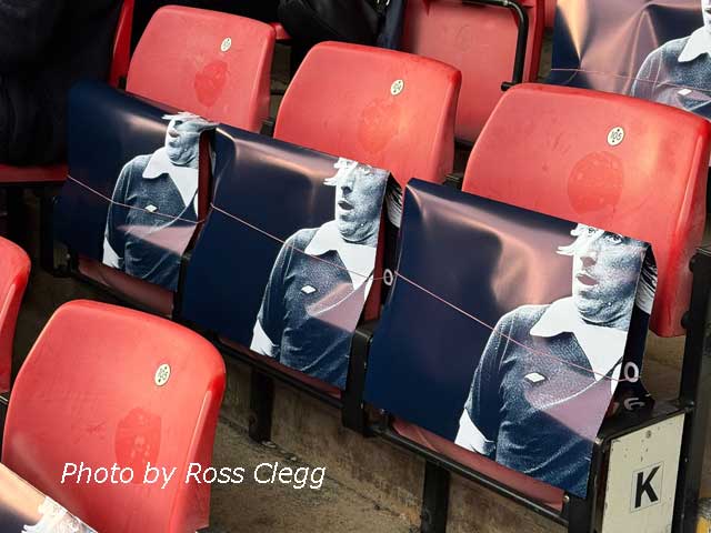 Denis Law tribute at Hampden Park.