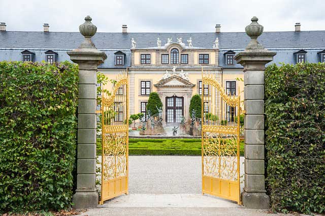 Herrenhausen Gardens in Hannover, Germany.