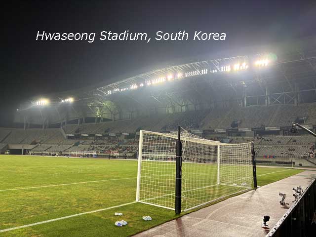 The stadium is one of the most modern in the country.