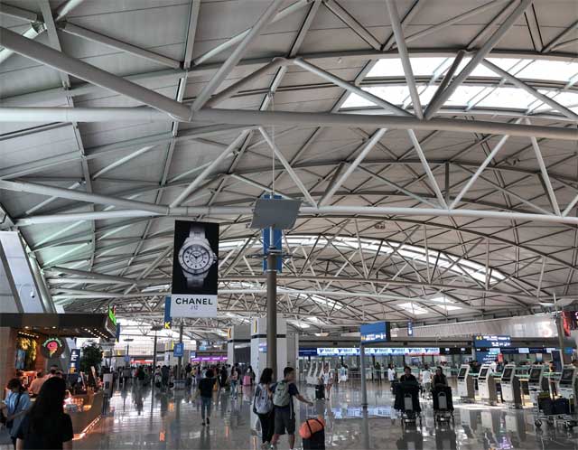 Incheon airport.