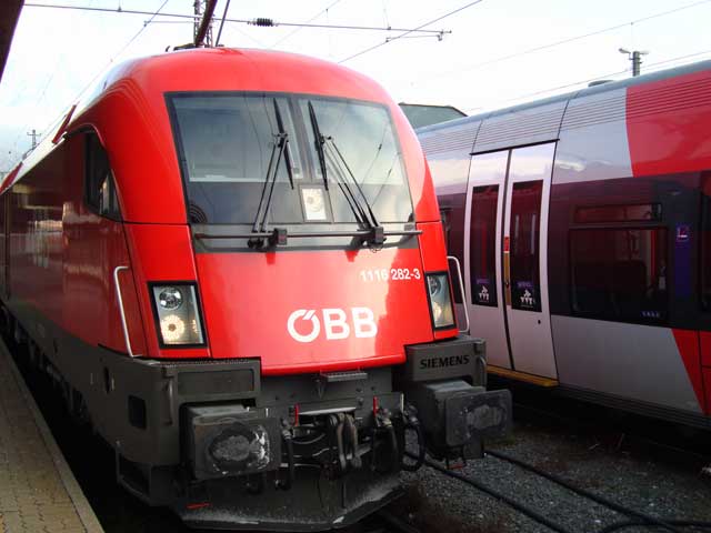 Train in Innsbruck
